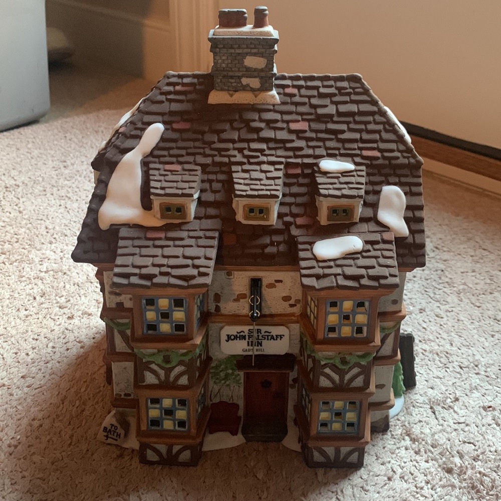 Dept 56 Dickens Village Series, Sir John Falstaff Inn, 4th Edition, 1995